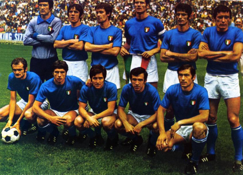 Messico 1970. finale Brasile Italia. La nazionale azzurra (Aldo Liverani)